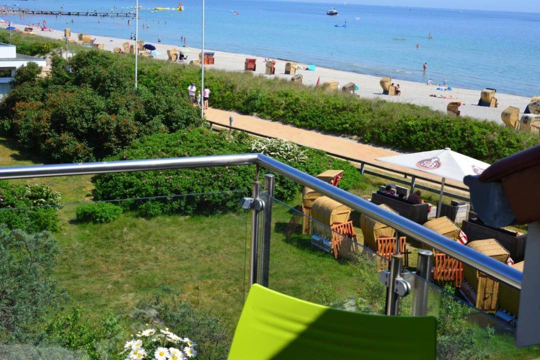Traumhafter Ostsee-Ausblick, Fewo Direkt Am Strand Fehmarn Exterior foto
